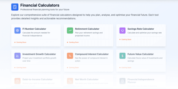 12 Money Management & Planning Calculators