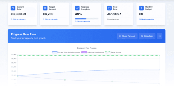 Emergency Fund Tracker